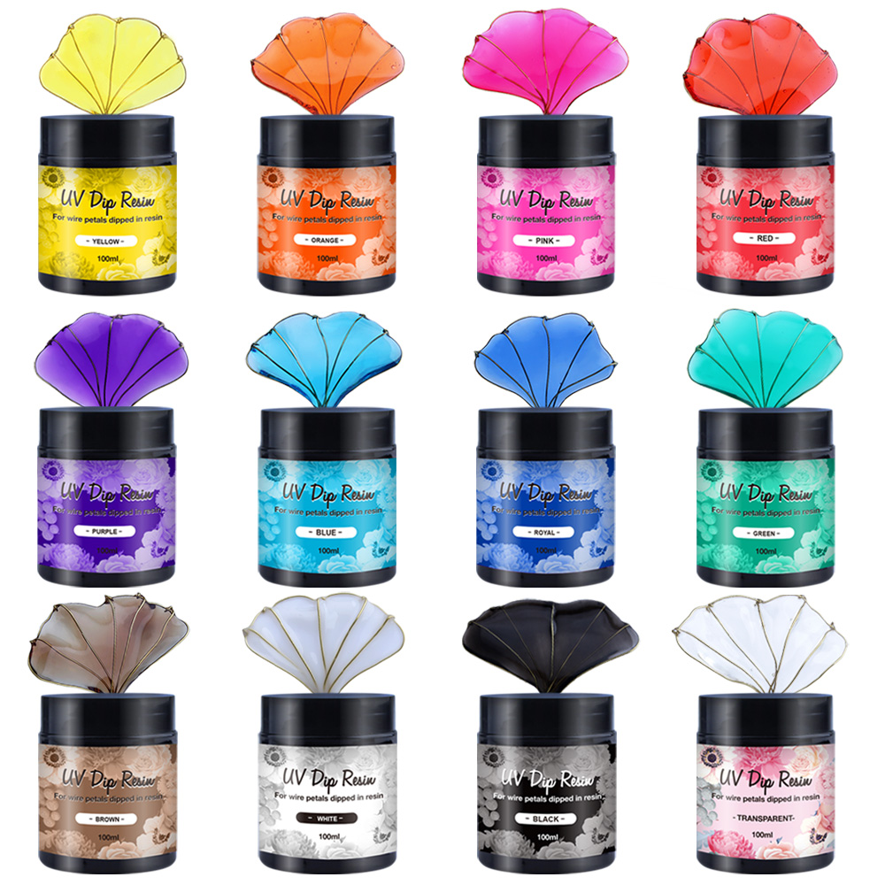 Resin Art Acrylic - 12 Colors UV Dipping Resin (Special