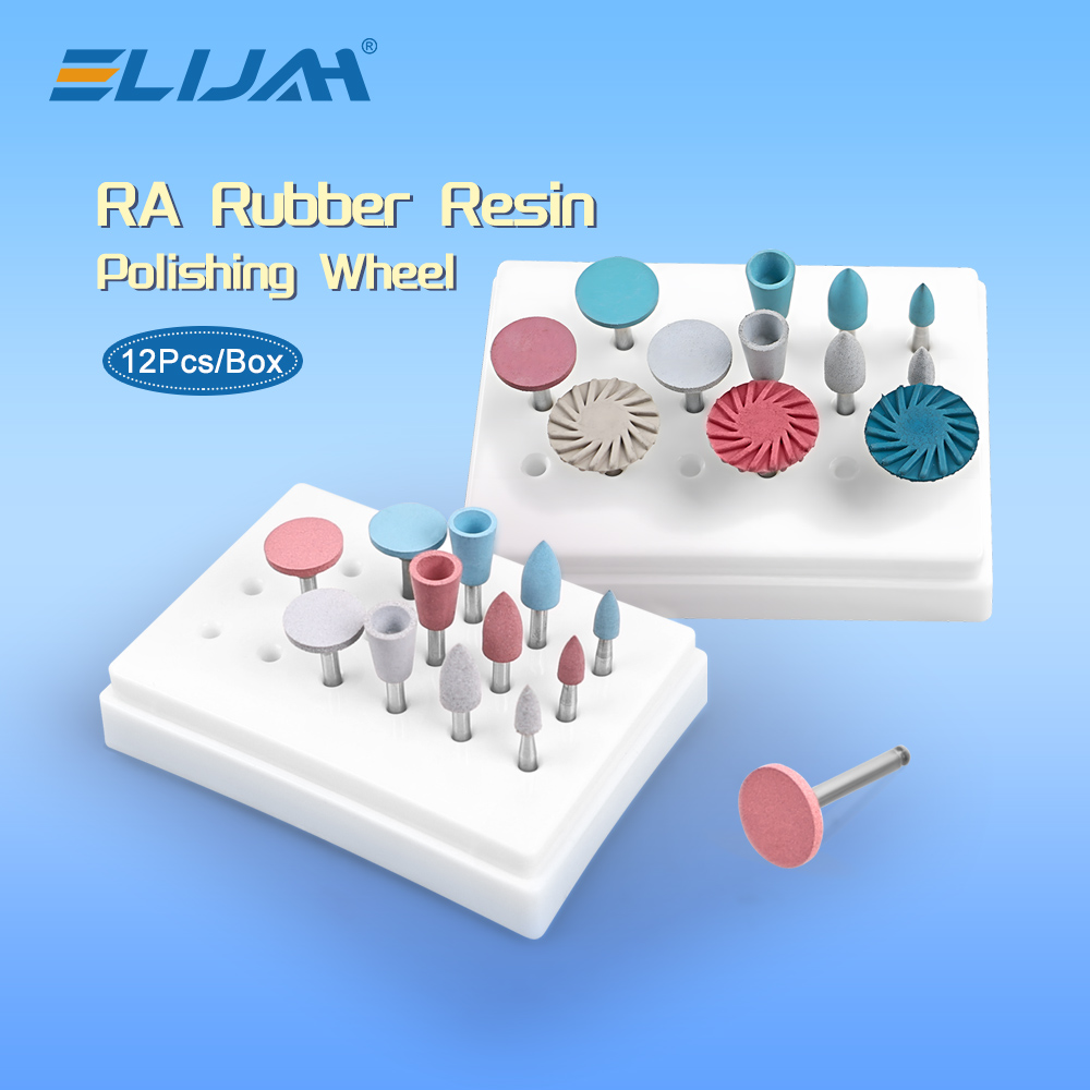Resin Art Case - 12Pcs/box Dental RA Rubber Resin Polishing