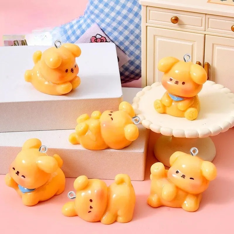 Resin Art Acrylic - 10Pcs Cute Cartoon Dog Acrylic Resin