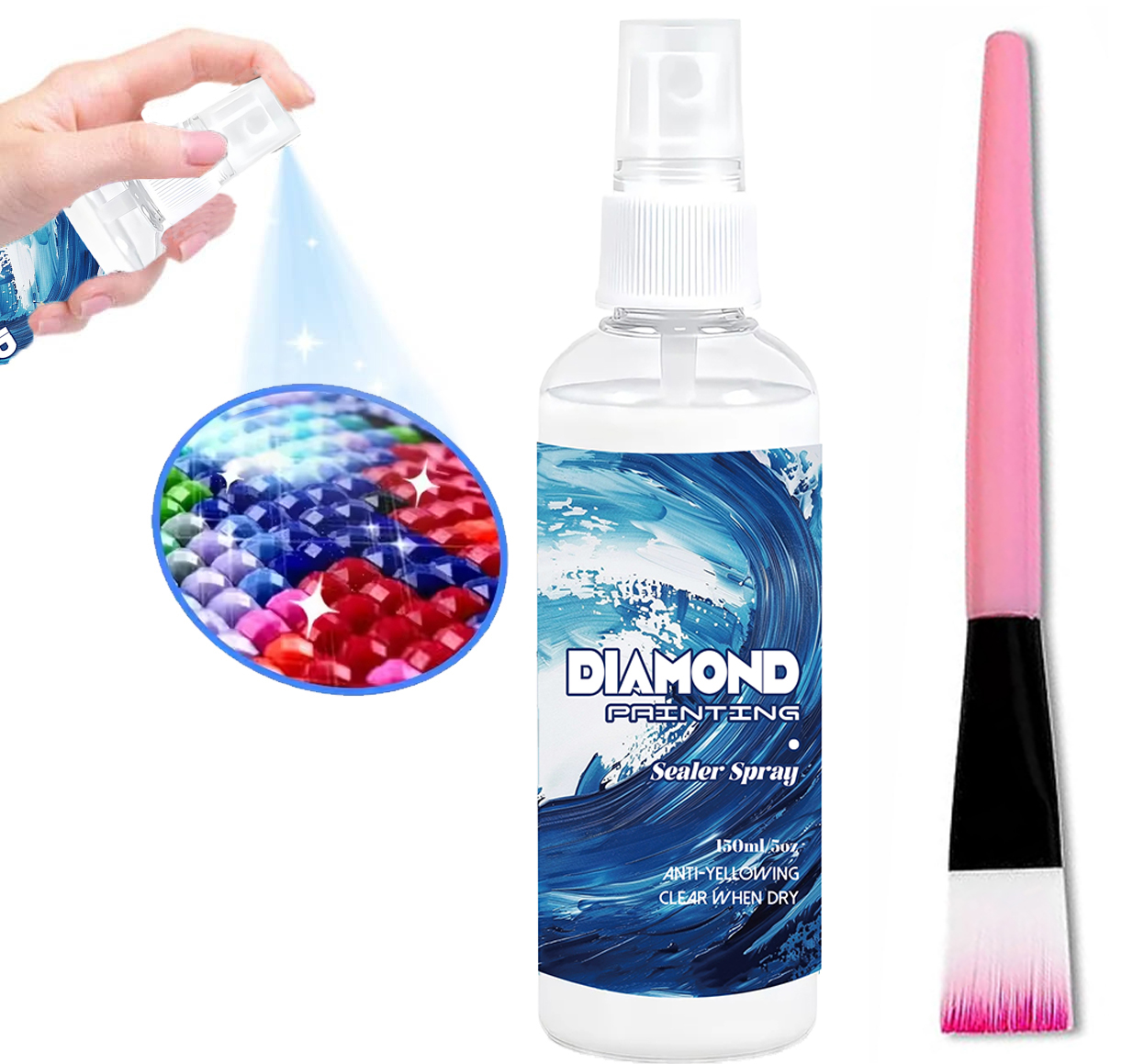 150ml Diamond Painting Sealant - огляд і ціна Resin Art Craft