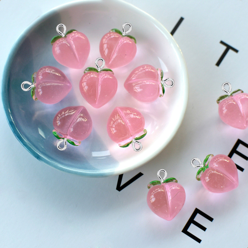 10Pcs New Transparent Peach Fl - огляд і ціна Resin Art Box