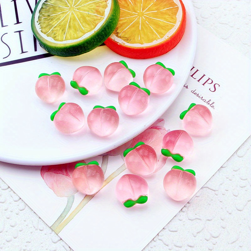10Pcs New Transparent Peach Fl - огляд і ціна Resin Art Box