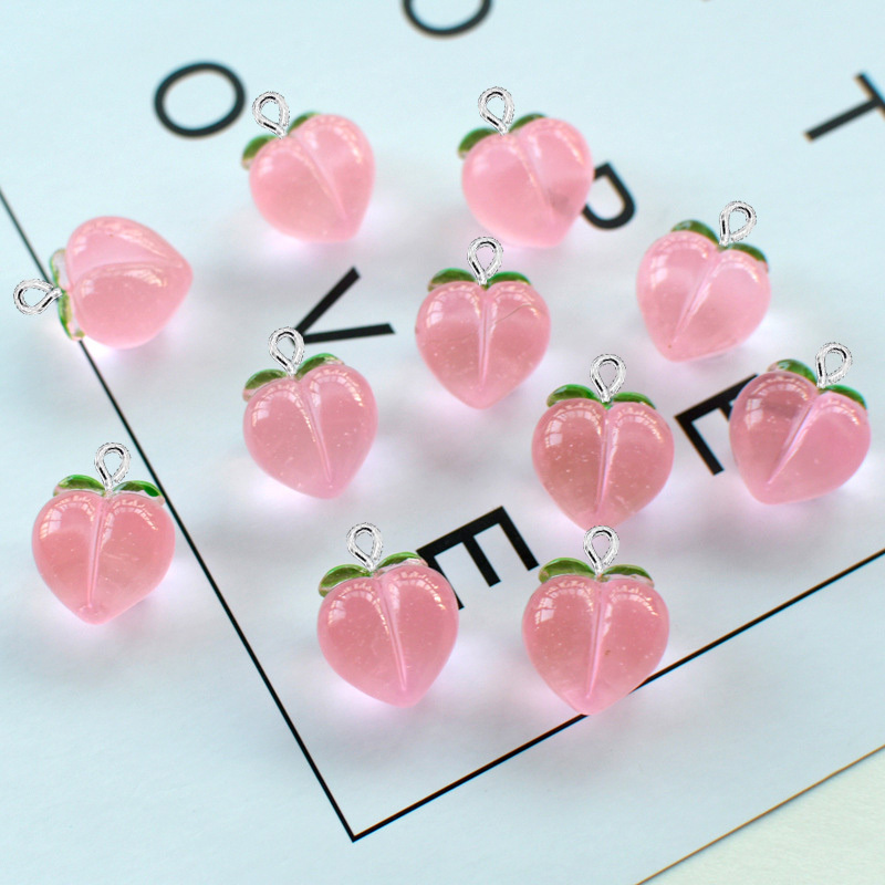 10Pcs New Transparent Peach Fl - огляд і ціна Resin Art Box