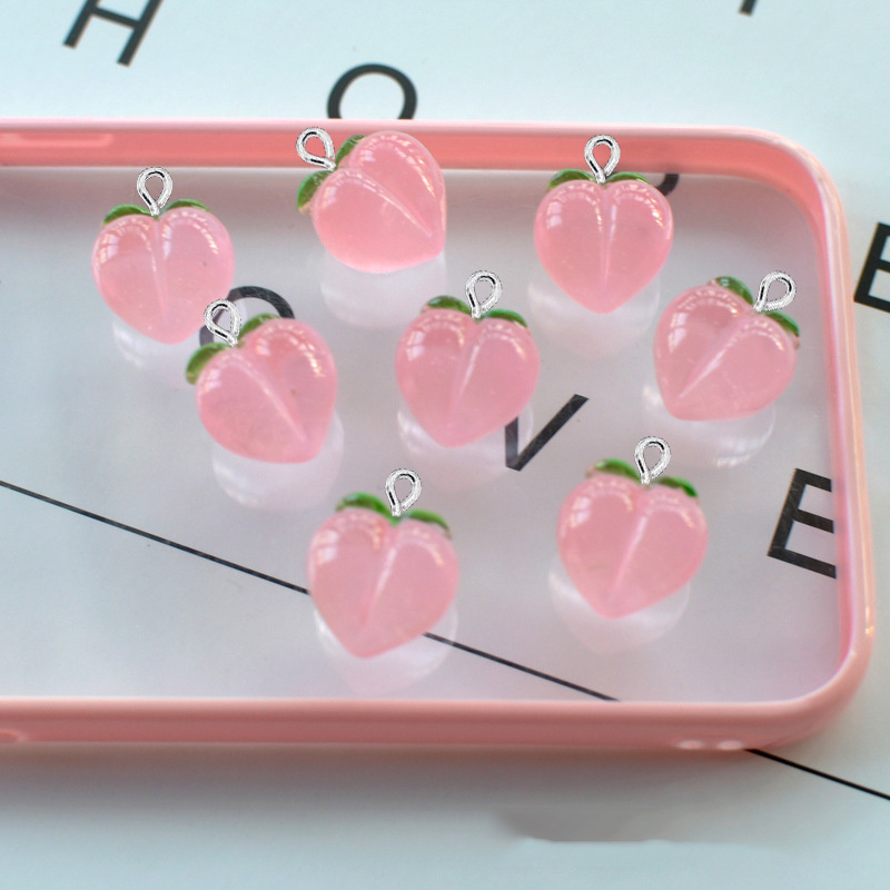 10Pcs New Transparent Peach Fl - огляд і ціна Resin Art Box