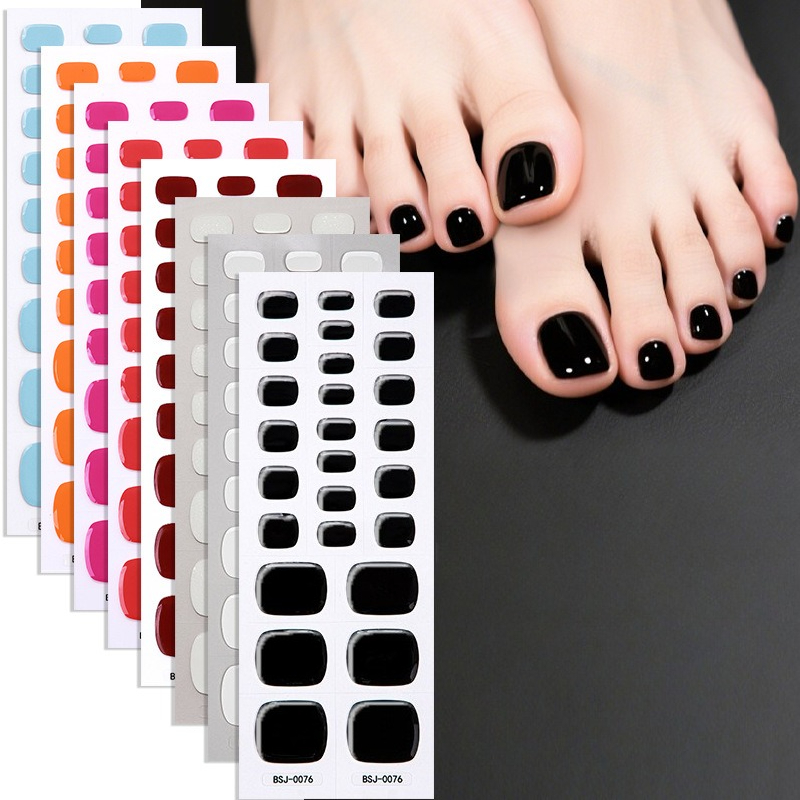 Pure Color Toe Gel Nail Sticke - огляд і ціна Uv Lamp Nail Resin