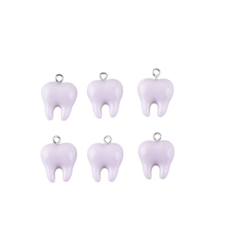 10pcs Cute White Teeth Resin P - огляд і ціна Resin Art Box