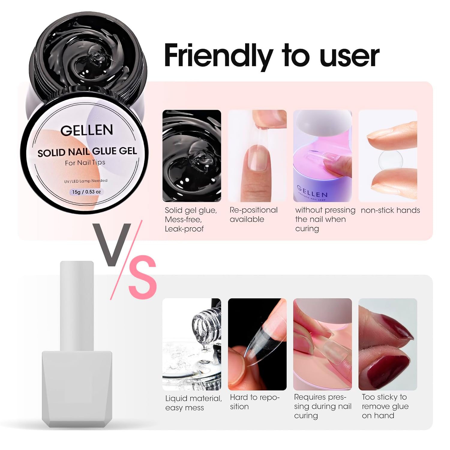 GELLEN Nail Solid Glue Builder - огляд і ціна Resin Color Paste