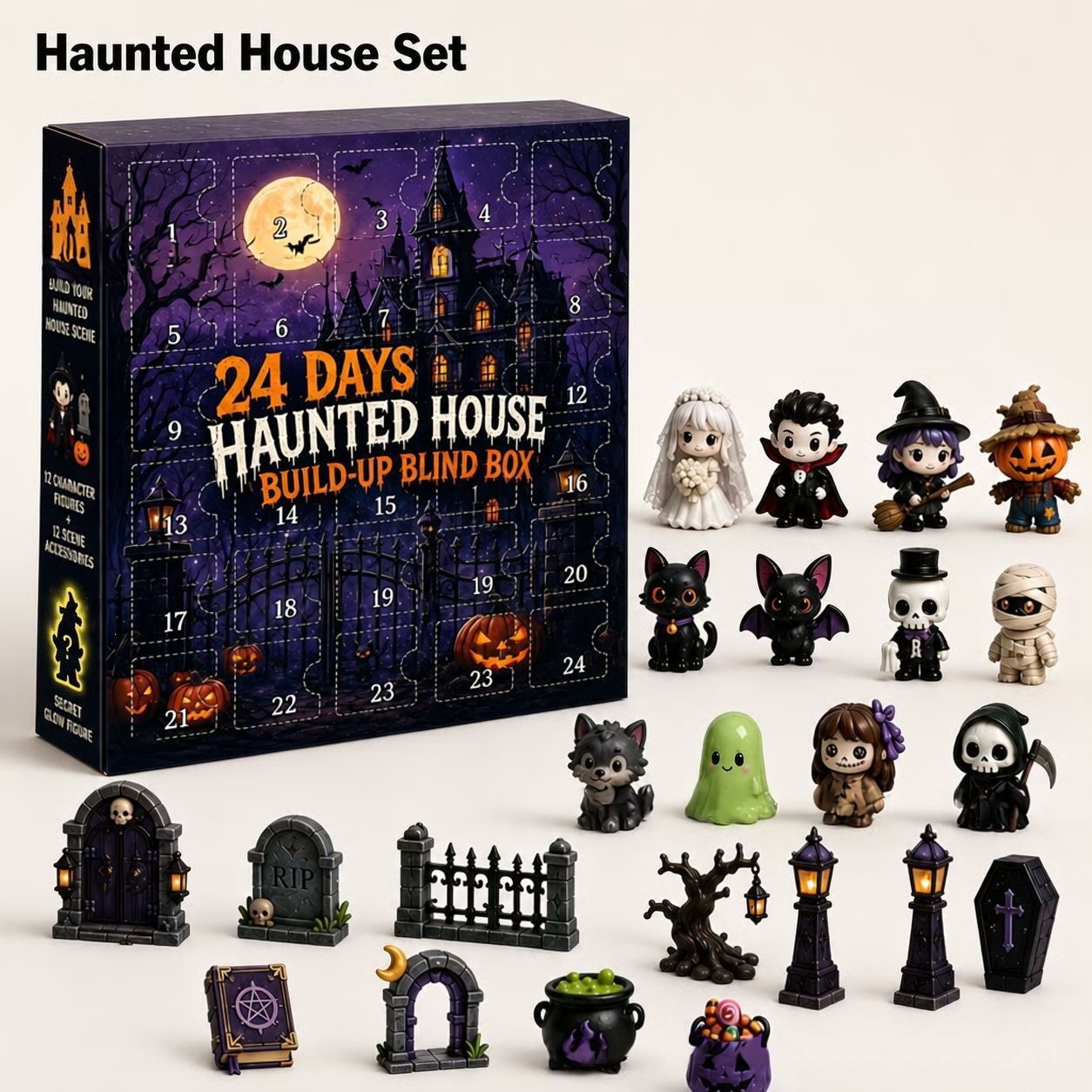 2026 Halloween Advent Calendar - огляд і ціна Resin Art Case