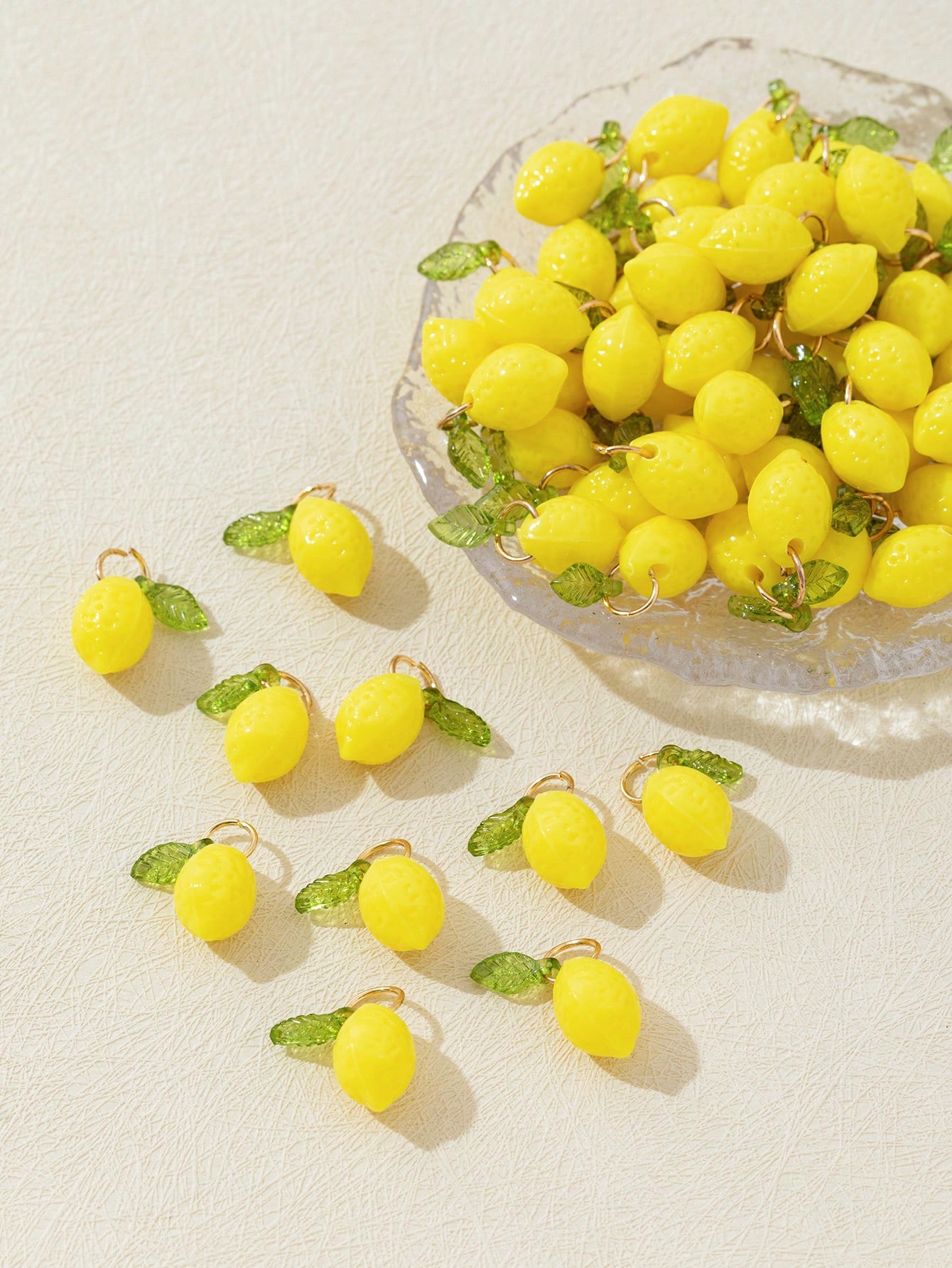 10Pcs 3D Lemon Resin Charms Pe - огляд і ціна Resin Art Craft