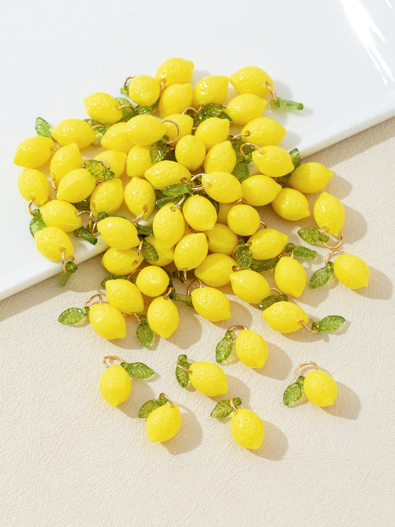 10Pcs 3D Lemon Resin Charms Pe - огляд і ціна Resin Art Craft