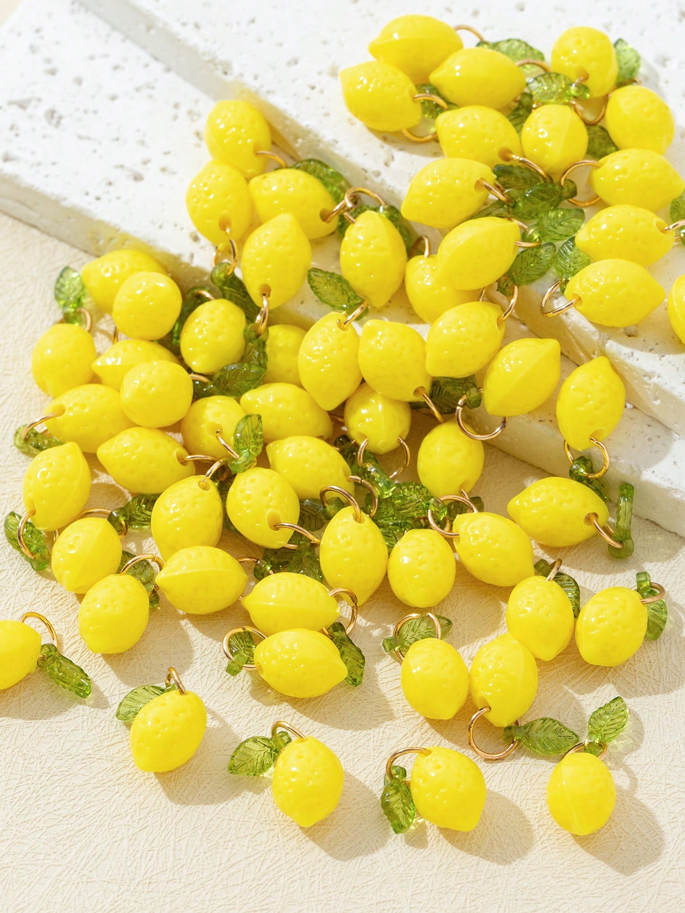 10Pcs 3D Lemon Resin Charms Pe - огляд і ціна Resin Art Craft