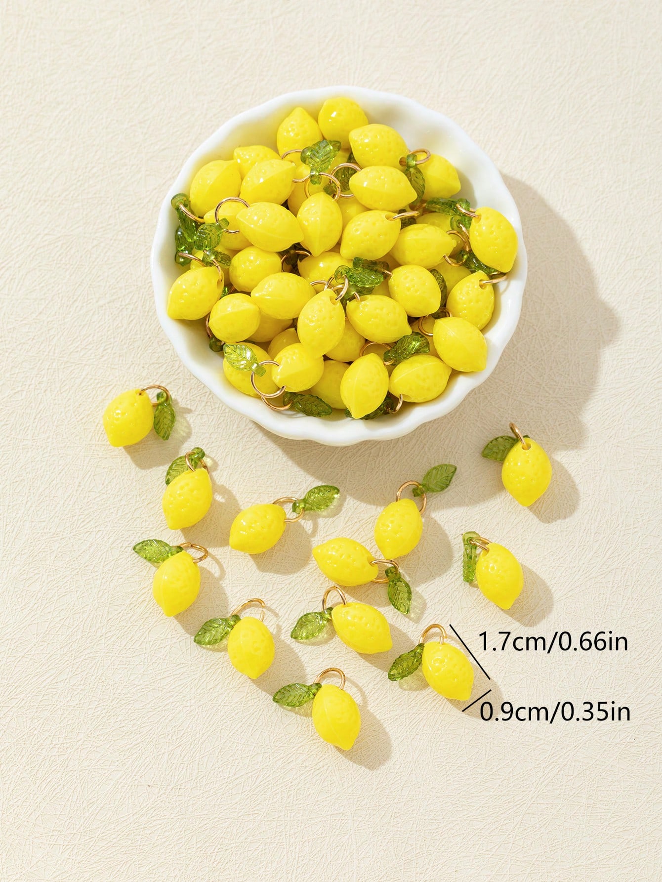 10Pcs 3D Lemon Resin Charms Pe - огляд і ціна Resin Art Craft