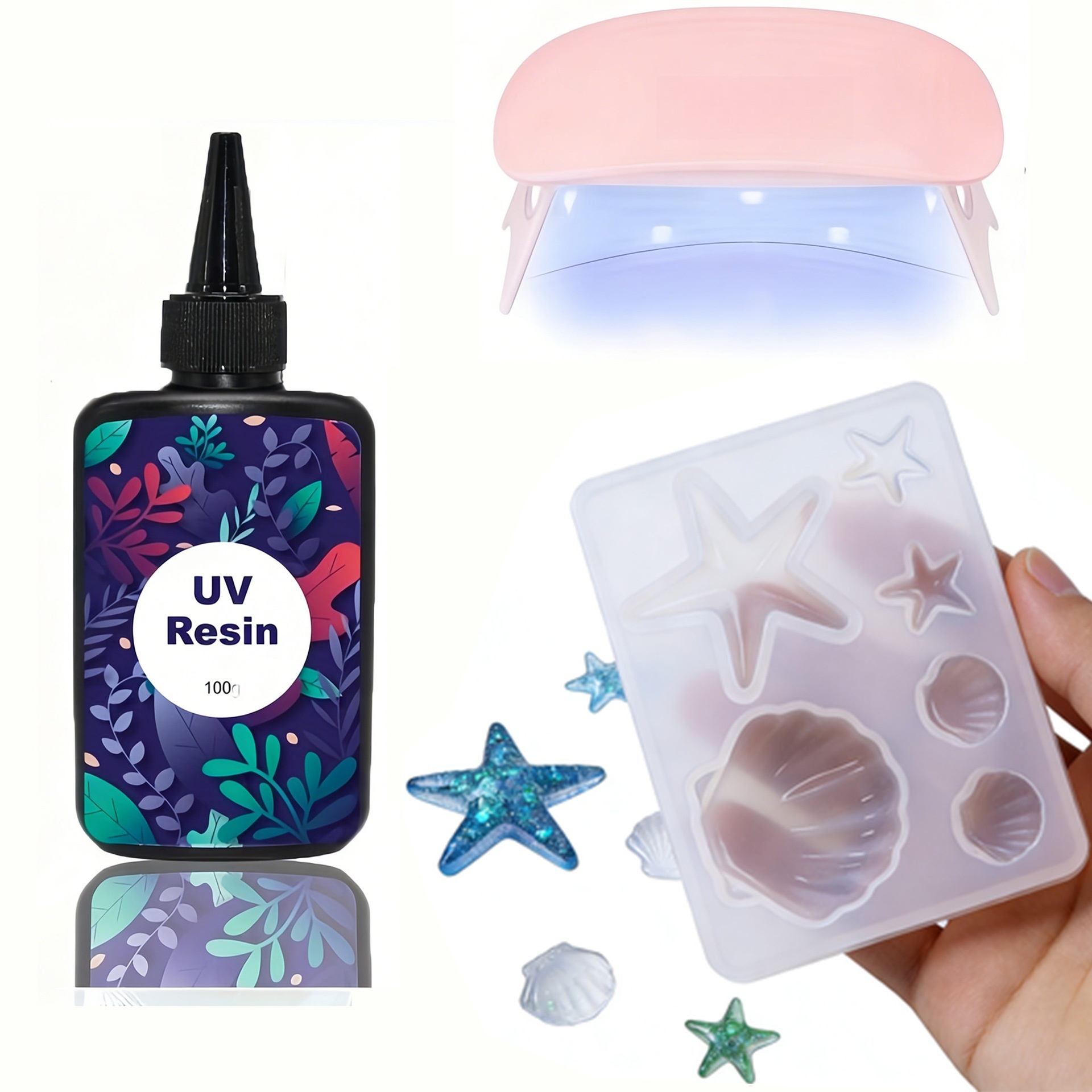 DIY Ocean Theme Crystal Epoxy  - огляд і ціна Resin Art Acrylic
