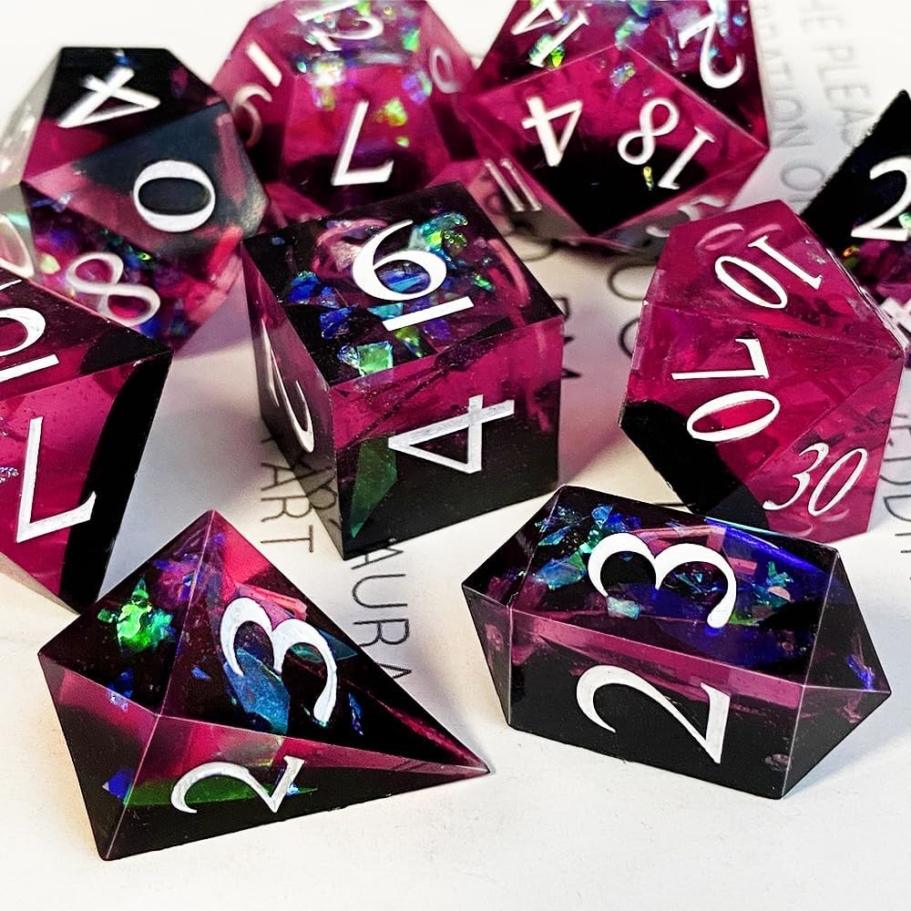 DIY DND Sharp Edge Dice Silico - огляд і ціна Resin Art Mould