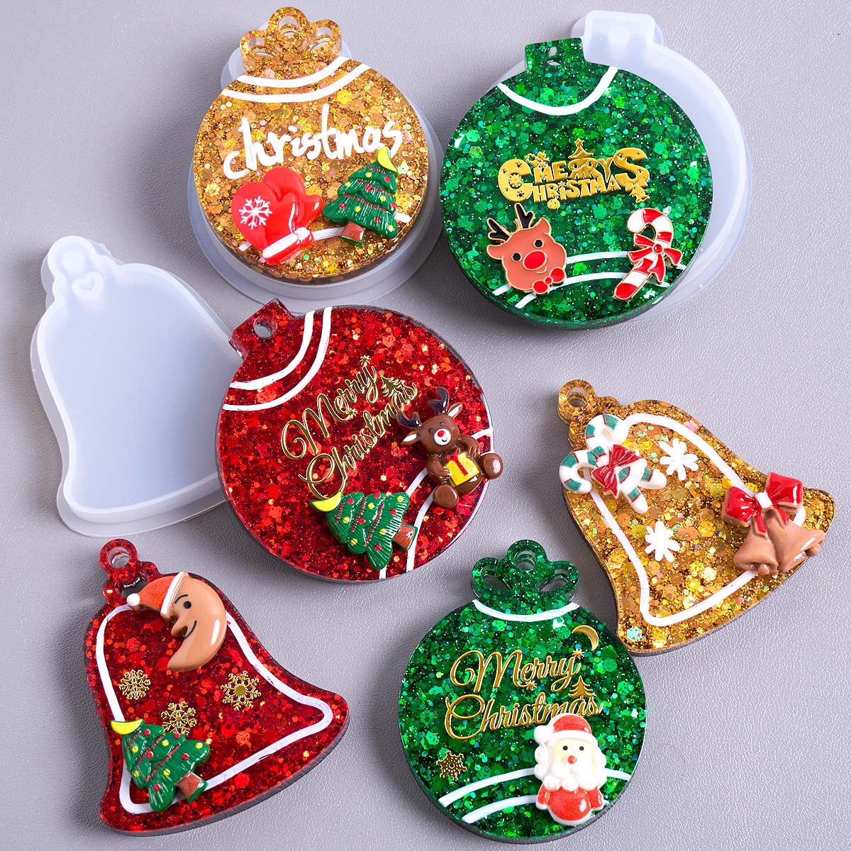 Xmas Tag Pendant Silicone Mold - огляд і ціна Resin Art Mould
