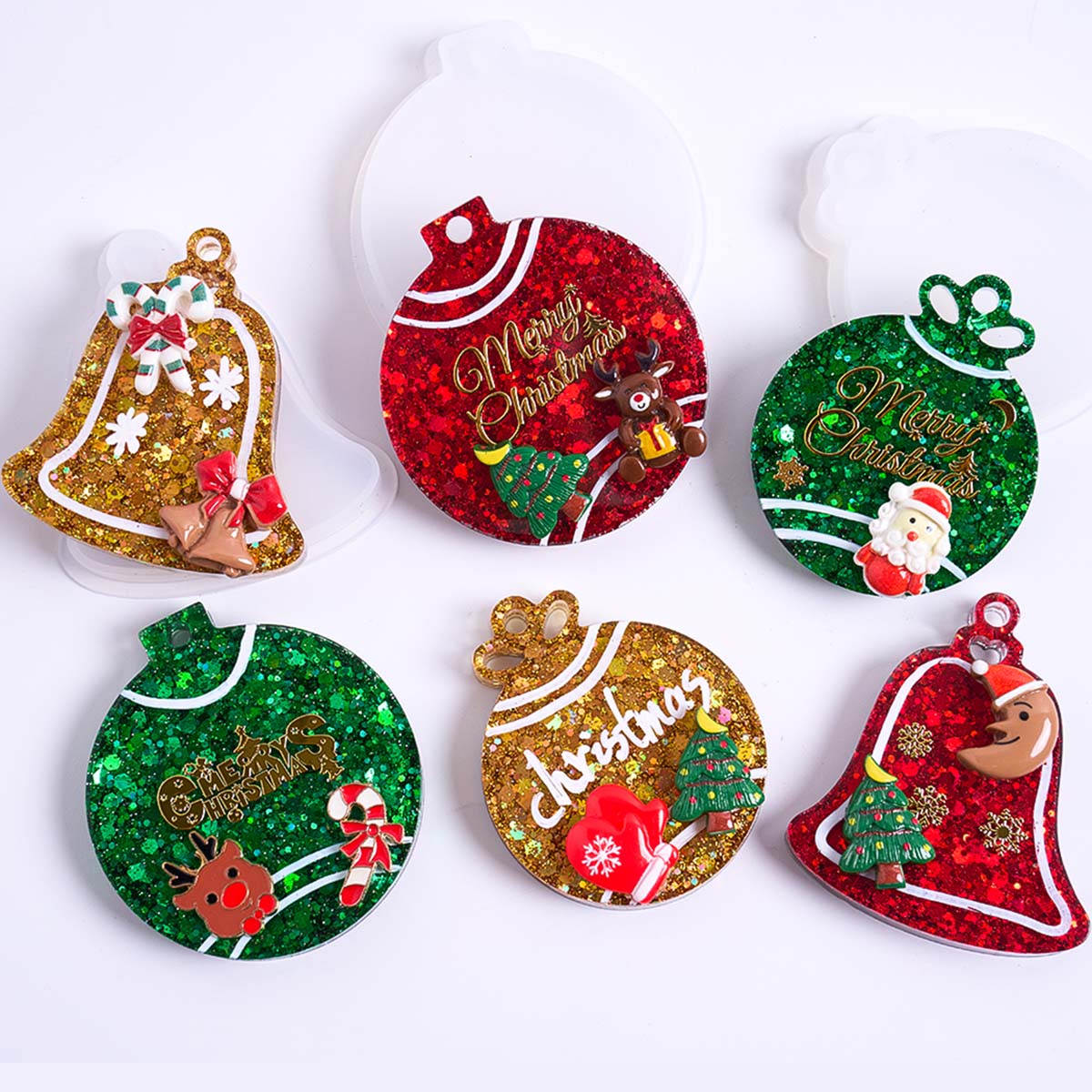Xmas Tag Pendant Silicone Mold - огляд і ціна Resin Art Mould