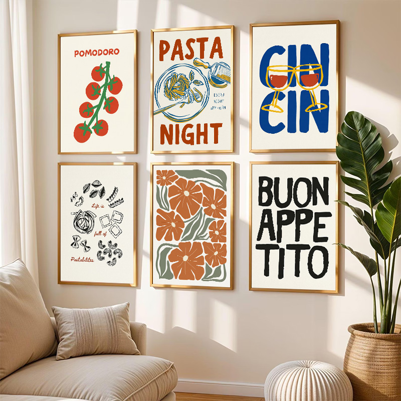 Retro Italian Cuisine Diamond  - огляд і ціна Resin Art Quotes