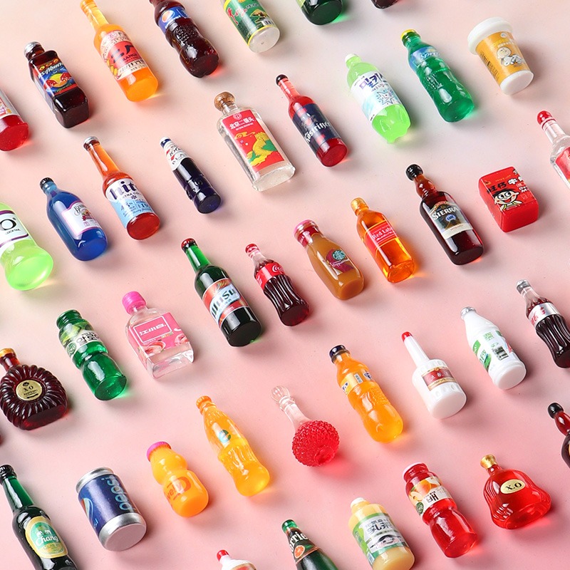 10/50PCSFood Play Miniature Mi - огляд і ціна Resin Art Bottle