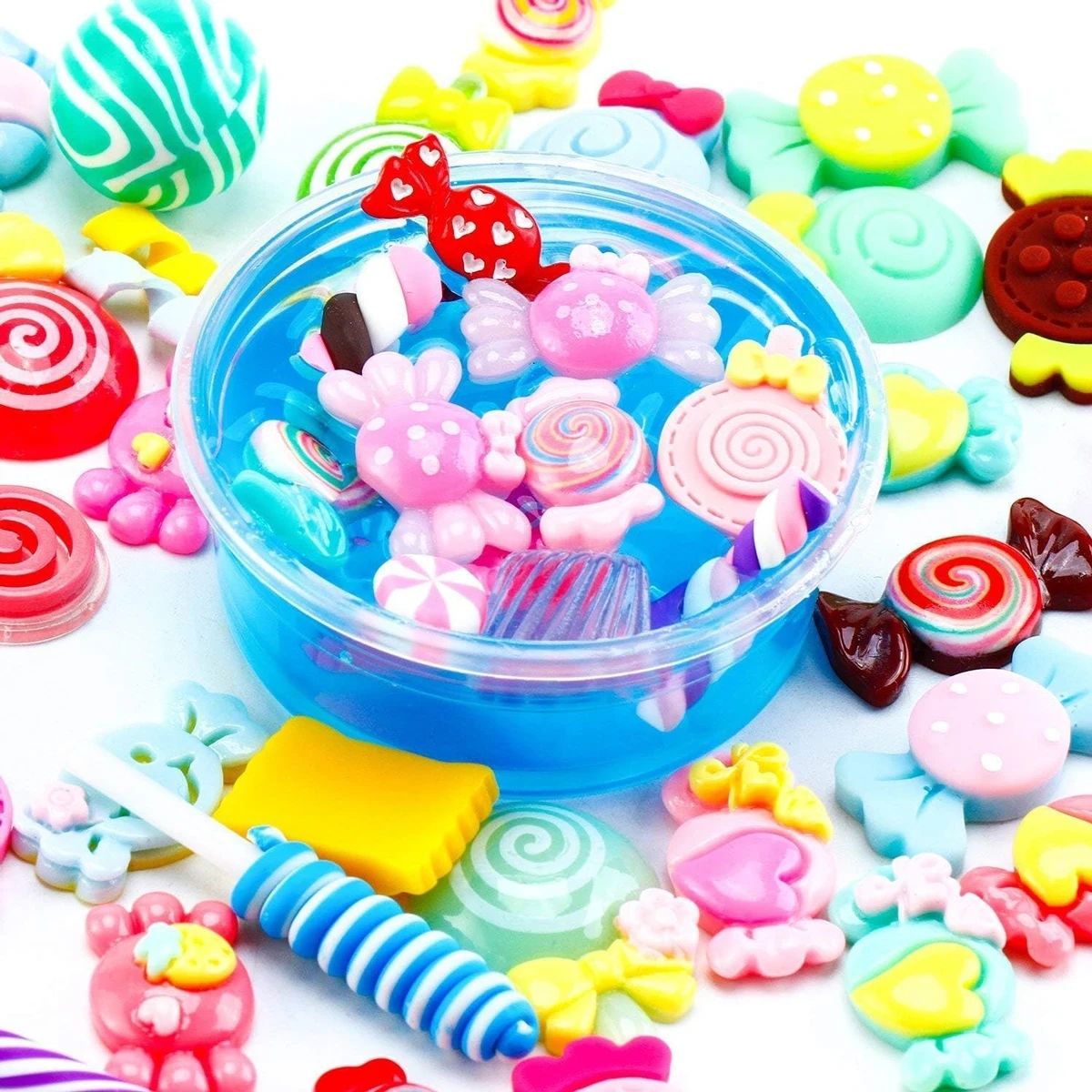 30pcs Random Candy Slime Charm - огляд і ціна Resin Art Box