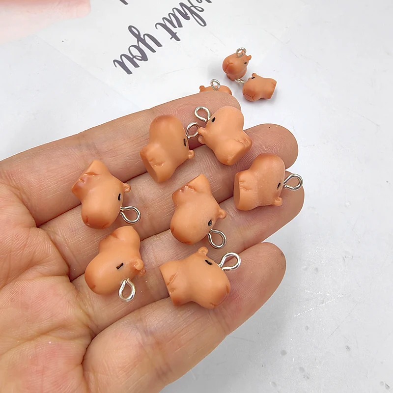 10pcs Cute Small Capybara Char - огляд і ціна Resin Art Box