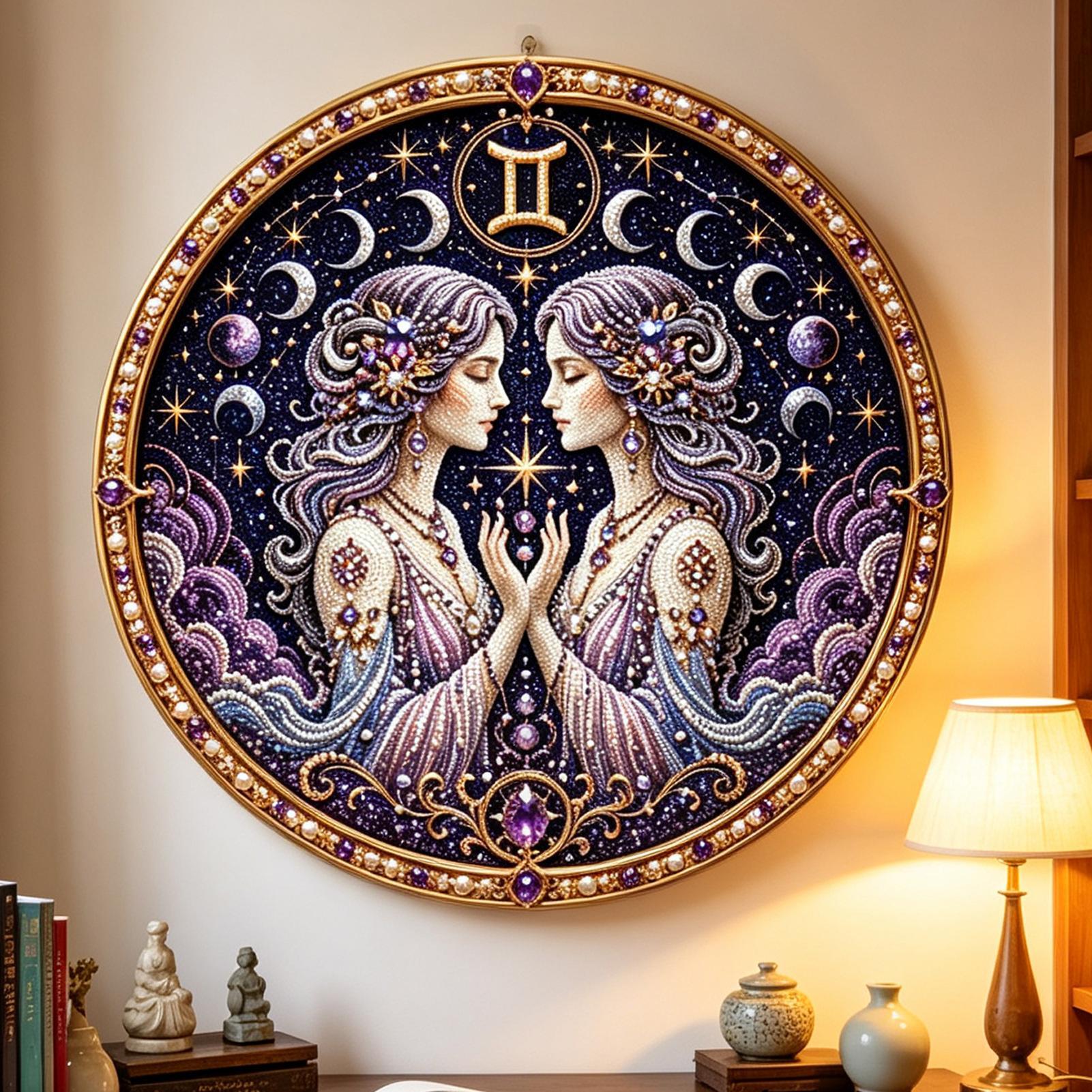 12 Zodiacs Signs Pearl Art Kit - огляд і ціна Resin Art Craft