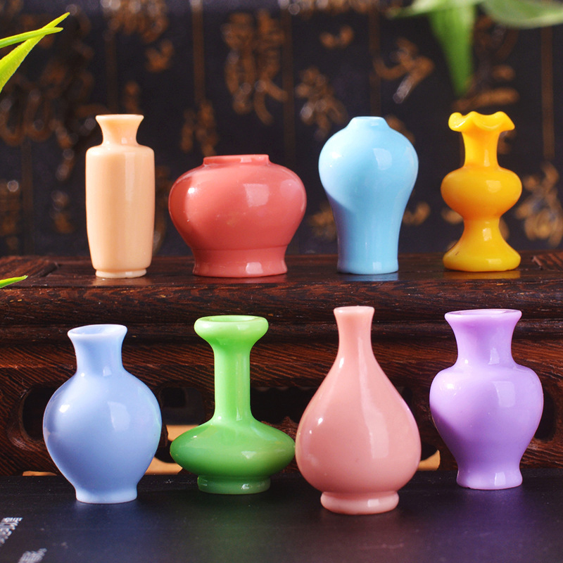 8pcs Mini Colorful Vase Bottle - огляд і ціна Resin Art Bottle