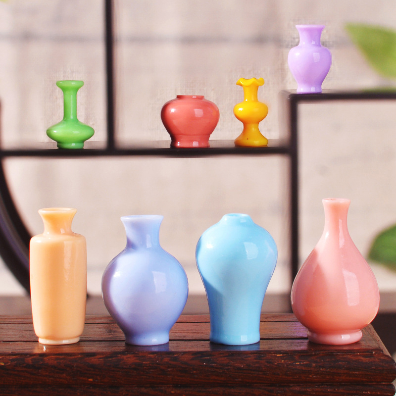 8pcs Mini Colorful Vase Bottle - огляд і ціна Resin Art Bottle