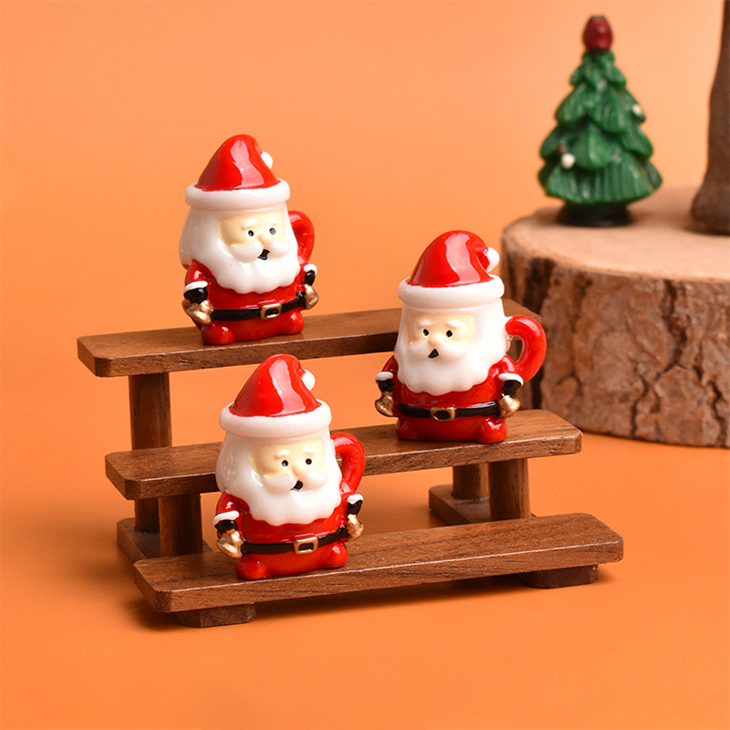 Mini Santa Teacup Ornament - R - огляд і ціна Resin Art Craft