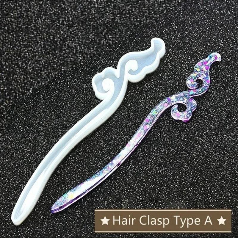 New Transparent Hairpin Silico - огляд і ціна Resin Art Box