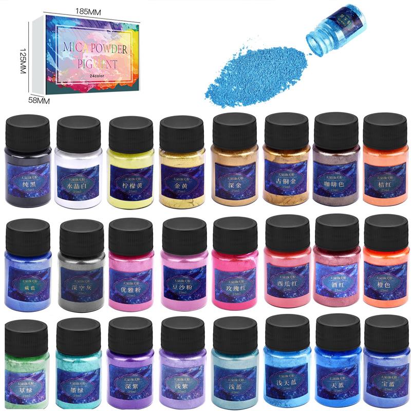 24Colors Epoxy Resin Dye Mica  - огляд і ціна Resin Color Paste