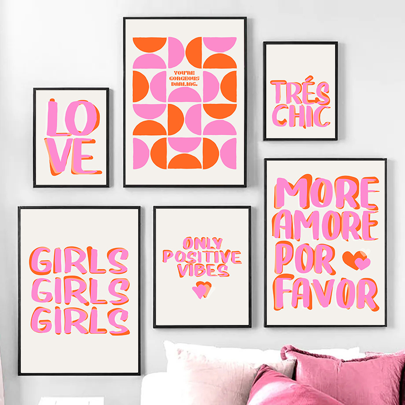 Nordic Only Positive Vibes Gir - огляд і ціна Resin Art Quotes