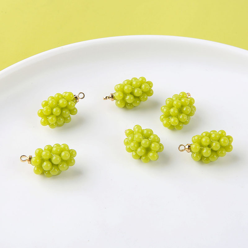 6pcs Cute Little Grapes Resin  - огляд і ціна Resin Art Box