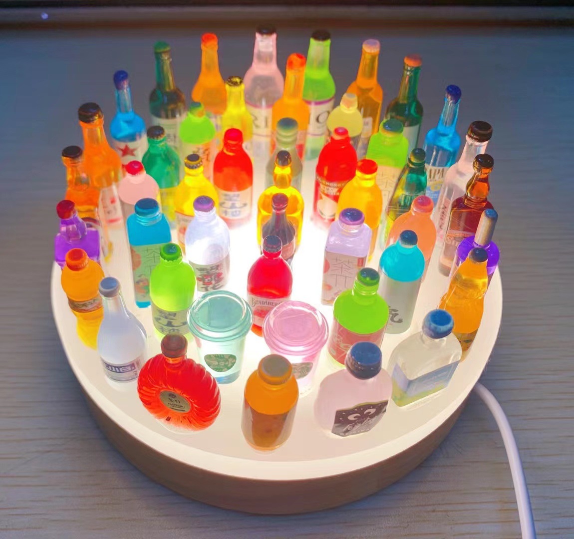 [20Pcs Random] Mini Wine Bever - огляд і ціна Resin Art Bottle
