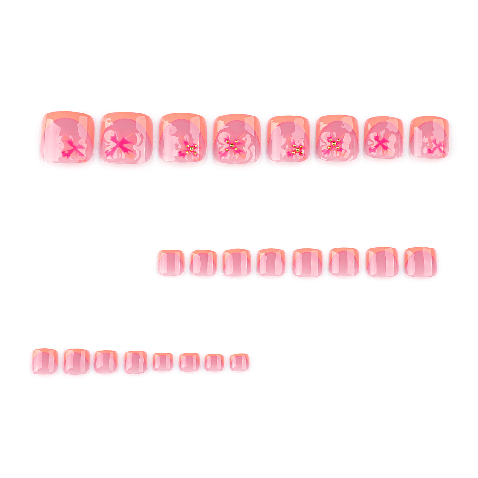 24pcs Charming Flower Pattern  - огляд і ціна Resin Art Flowers