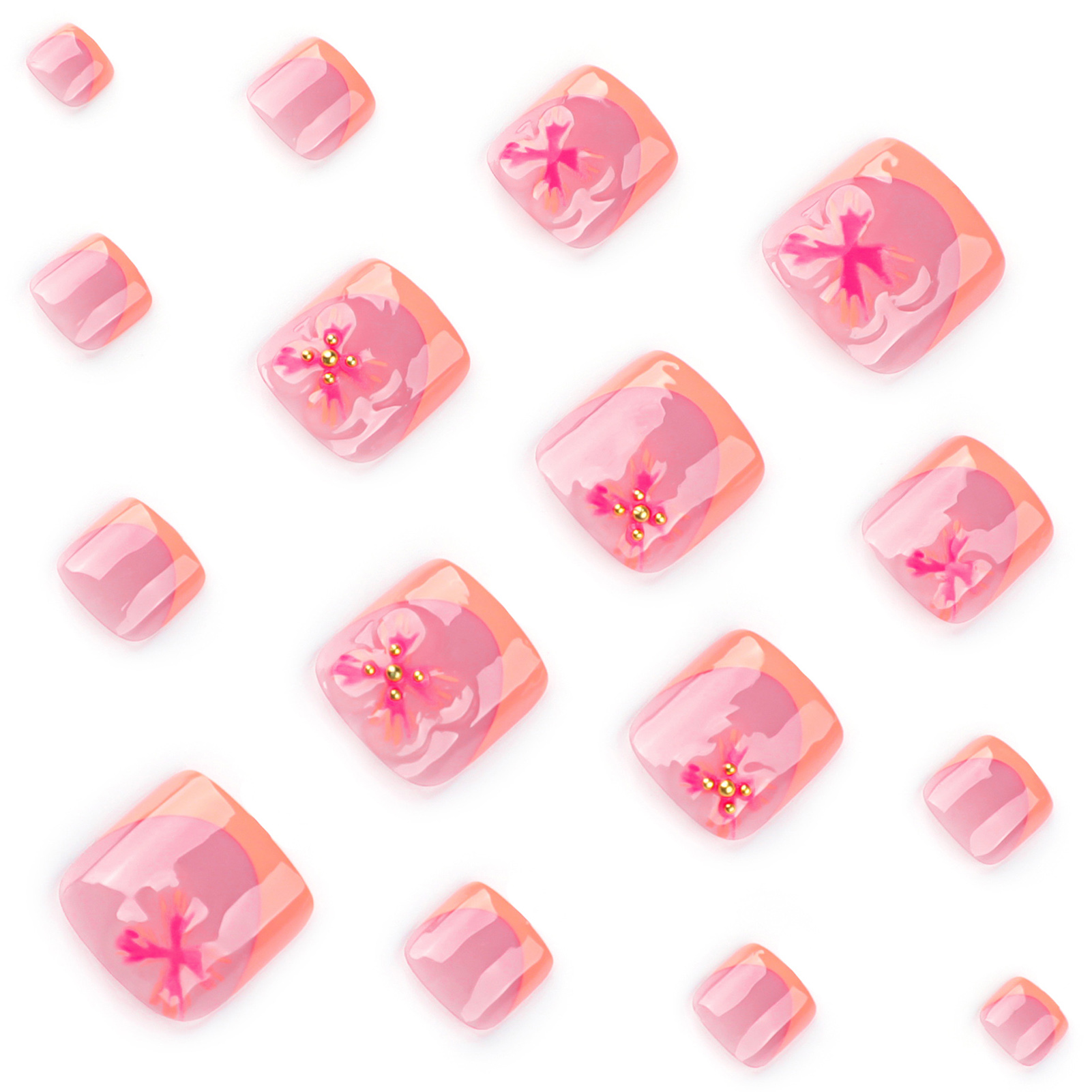 24pcs Charming Flower Pattern  - огляд і ціна Resin Art Flowers