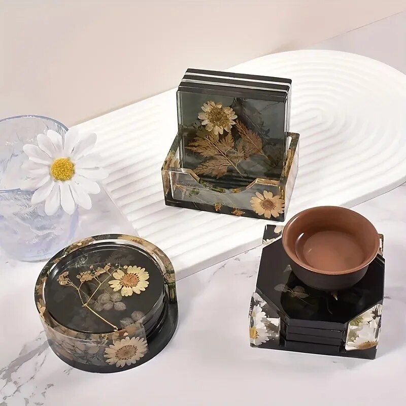 Coaster Resin Molds Set Includ - огляд і ціна Resin Art Case