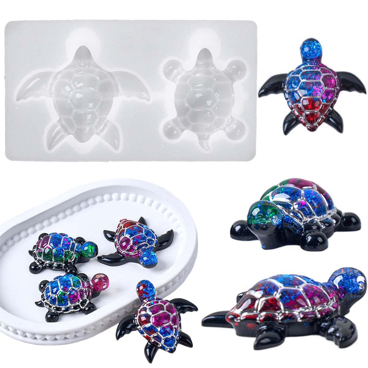 3D Sea Turtle Keychain Silicon - огляд і ціна Resin Art Acrylic