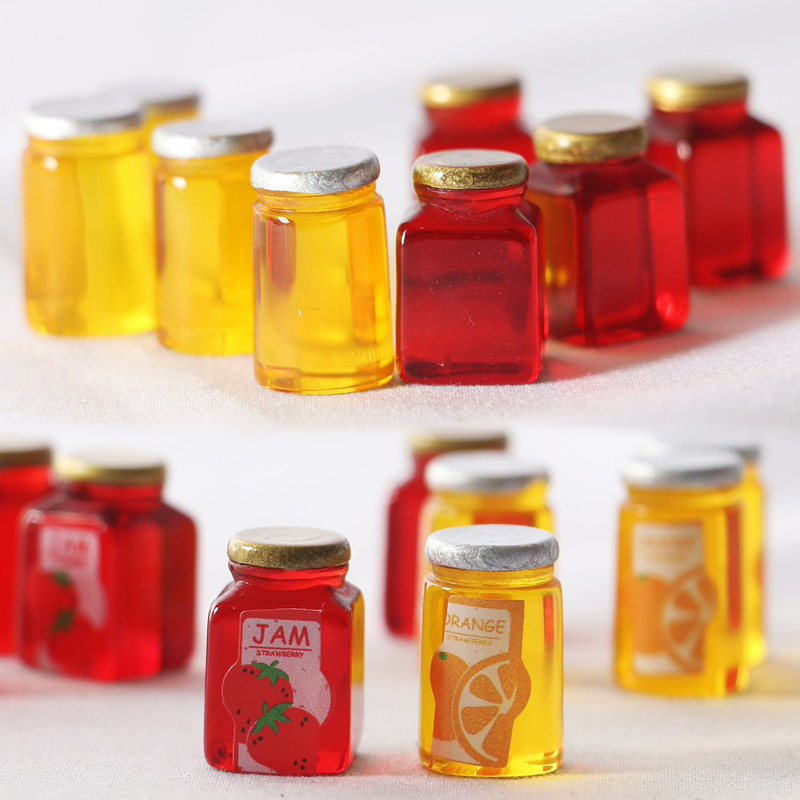 10pcs Simulation Strawberry Ja - огляд і ціна Resin Art Bottle