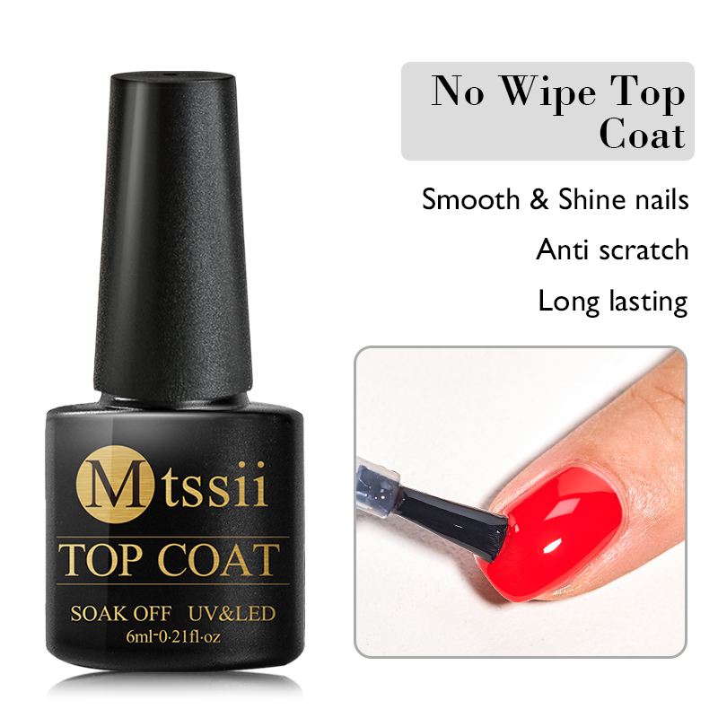 Base Gel No Wipe Top Coat 6ML  - огляд і ціна Uv Lamp Nail Resin