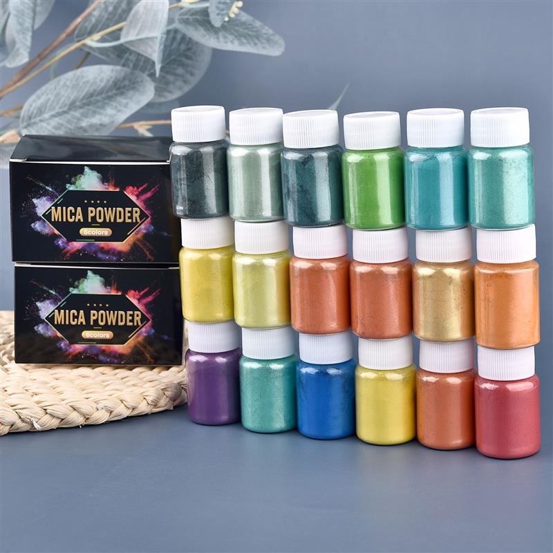 6 Pcs-Set Epoxy Resin Dye Mica - огляд і ціна Resin Color Paste