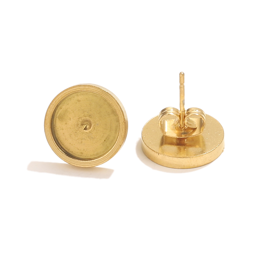 10pcs Stainless Steel Gold Ear - огляд і ціна Resin Art Box